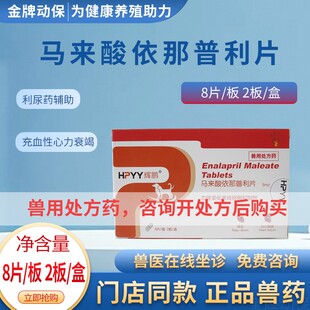 辉鹏马来酸依那普利片宠物犬猫呼吸困难心脏肥大药心力衰竭心脏病