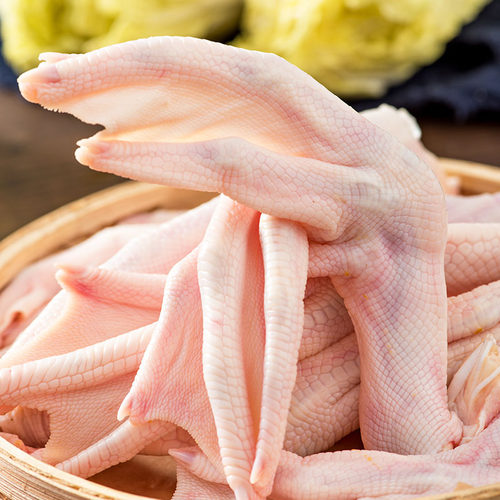 六和一级大号带骨鸭掌生鲜1KG/袋