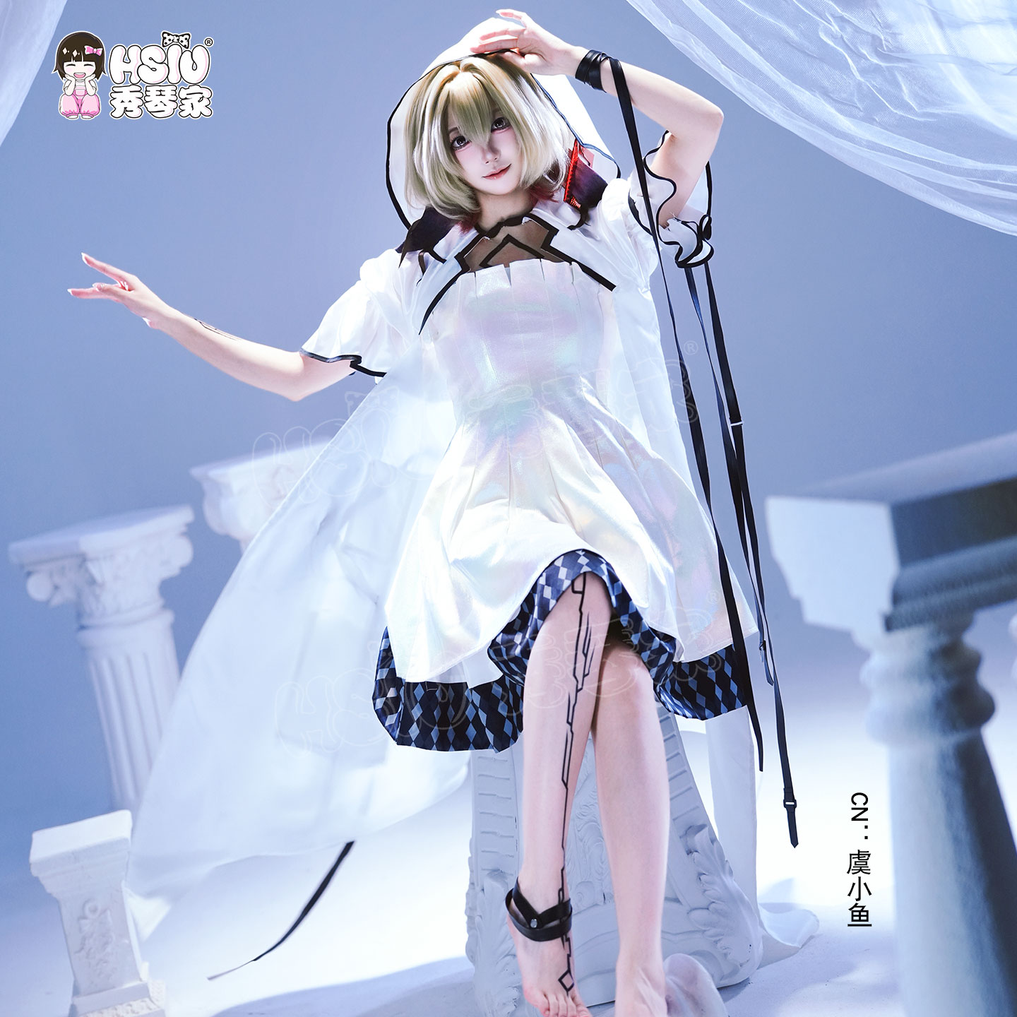 秀琴家 明日方舟 希尔达cos服装 全套 普瑞赛斯养女 游戏二次元女图片