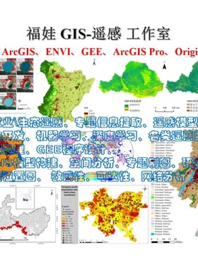 ENVI遥感解译ArcGIS代做农业/生态遥感ArcGISPro数据处理作图代画