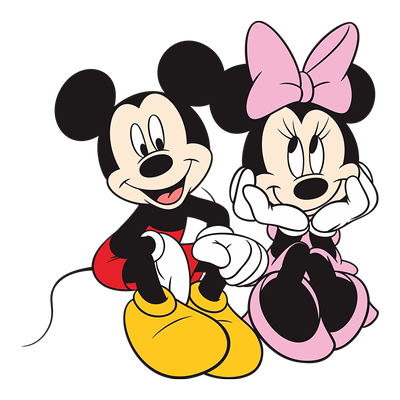 灿盛PVC卡通可爱米奇米妮汽车贴