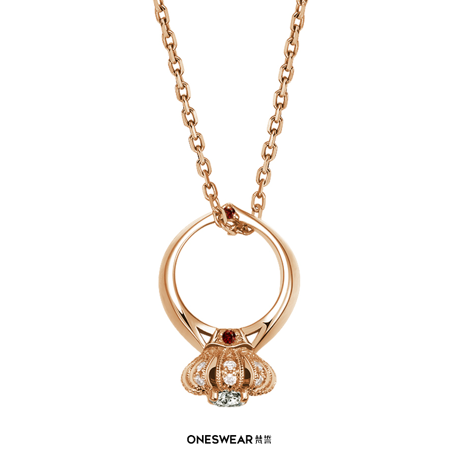 梵誓oneswearminiring金钻石戒指