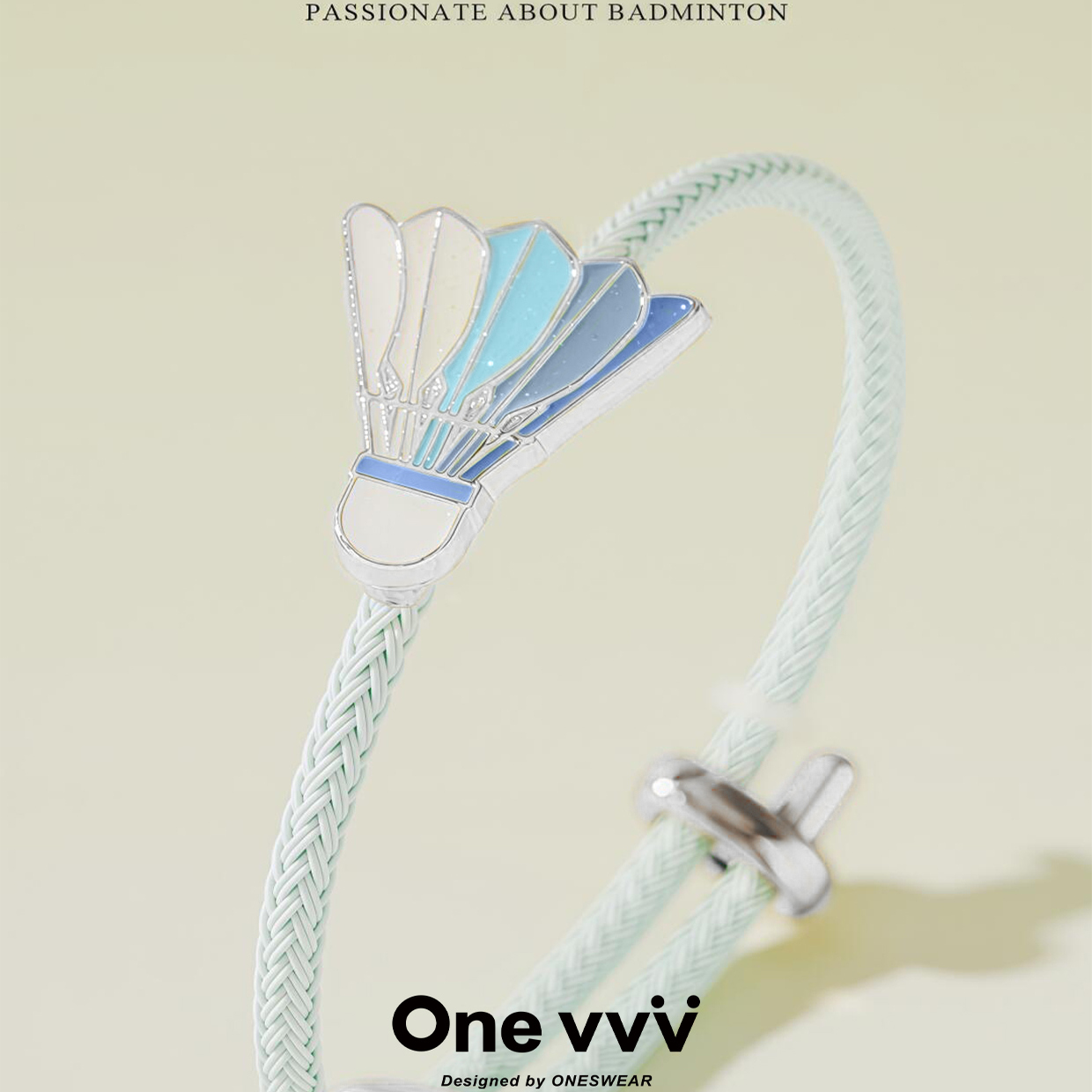 冠军同款羽毛球绝绝紫手绳手表夹