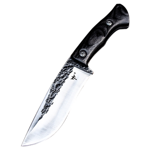 刀具煅打小刀 小刀野外随身高硬度直刀手工锻打刀