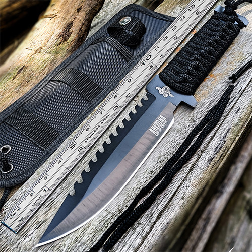 户外生存直刀野营便携高硬度随身刀具防身荒野求生战术野外多用刀