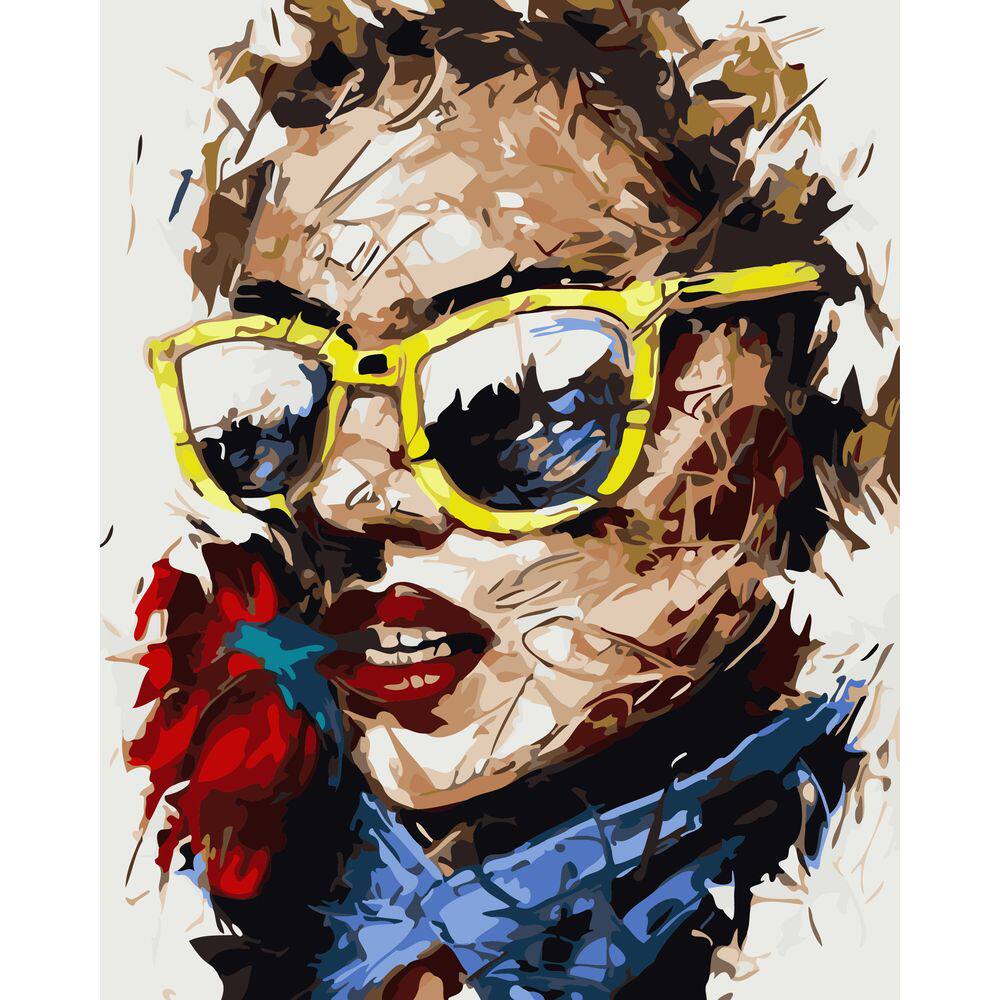 diy数字油画自己涂填色射手座女雷鬼人像彩绘男女明星球员装饰画