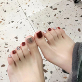 脚趾指甲油免烤夏季 持久不掉色可剥无毒快干网红显白新款 美甲油