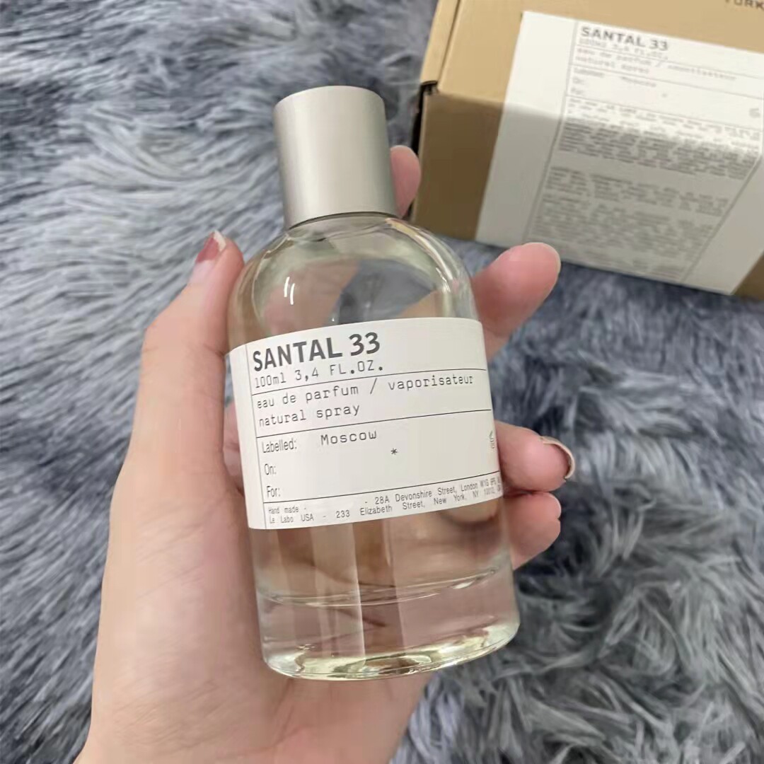 渠道货santal檀香木33木质香水29红茶22香柠檬31红玫瑰100ml