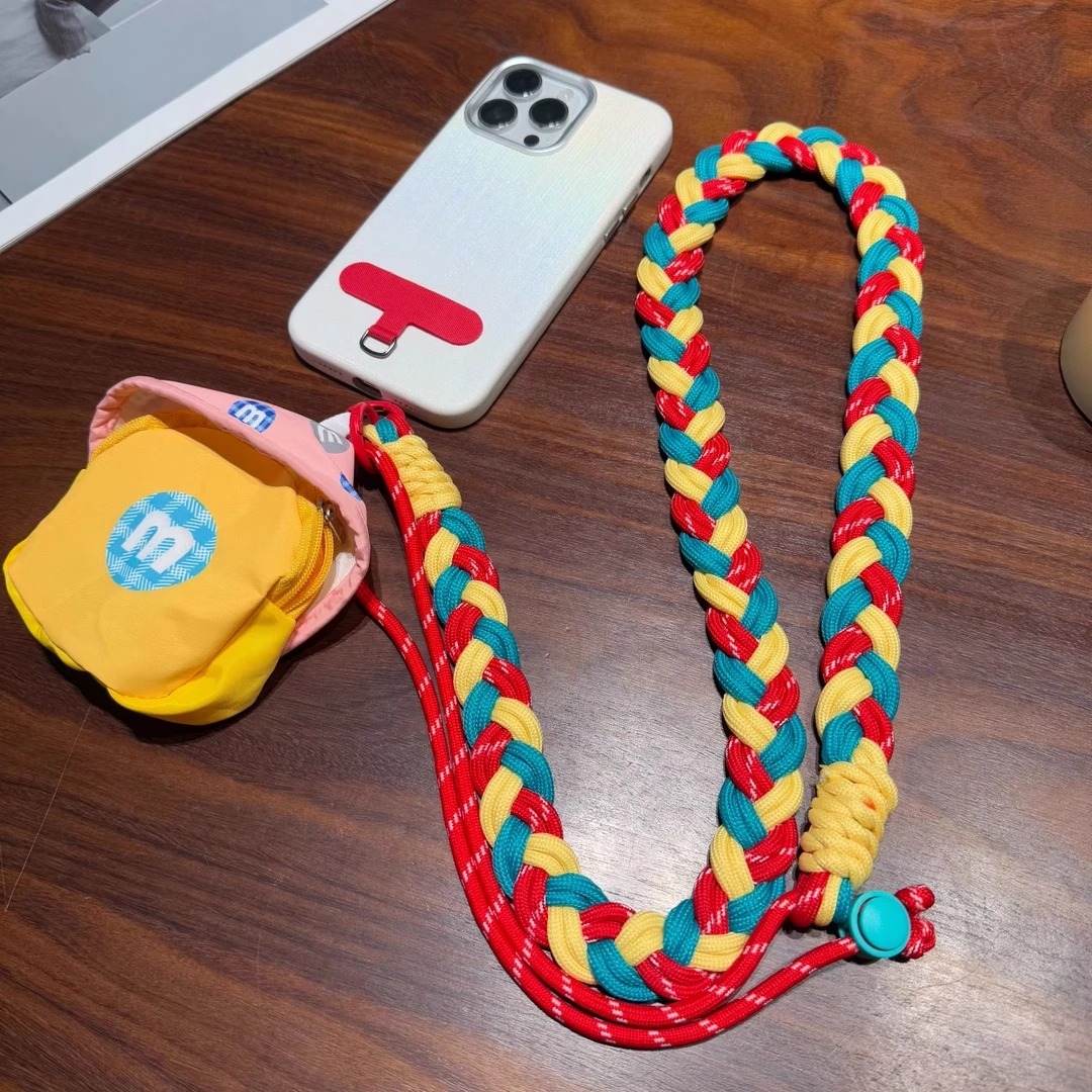 六股加粗手机挂绳包长款斜挎可背