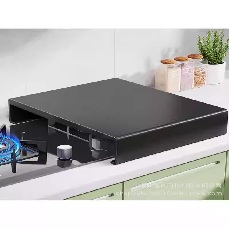 304不锈钢电磁炉支架底座液化天然气煤气灶盖罩桌灶台盖板置物架