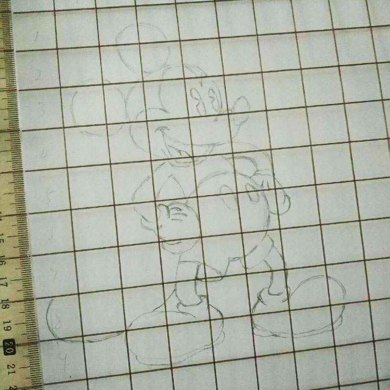 绘图辅助绘画尺画画神器零基础漫画临摹拷贝台透写代用工具无痕尺