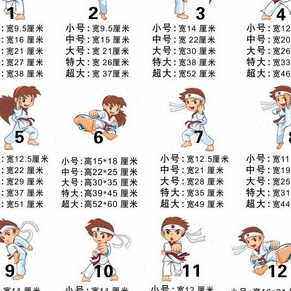 跆拳道空手道 武术练功房 武术馆墙面装饰武术彩色卡通小人贴画