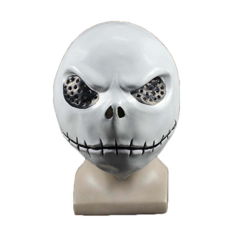 圣诞夜惊魂jack杰克娃娃魔鬼骷髅头cos玩具娃娃玩偶恐怖面具乳胶