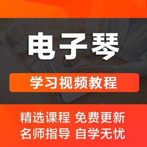 电子琴教学视频教程全套零起步初学入门自学电