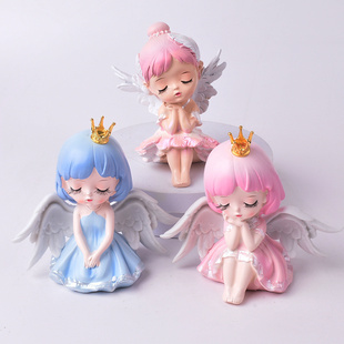 蜜雪儿贝拉公主生日蛋糕装 饰摆件网红仙女女孩天使乐趣烘焙diy