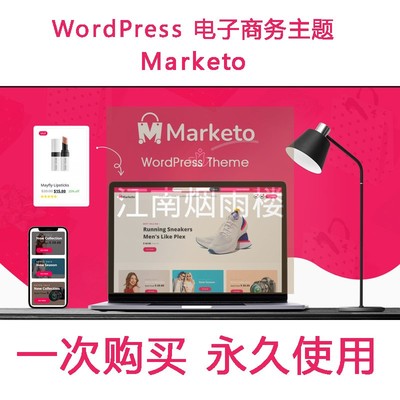 Marketo主题模版建站外贸跨境电商wordpress独立站搭建网站空间wp