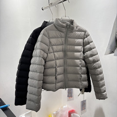 墨写正品MX2025新款时尚简约立领排骨羽绒服白鸭绒短外套女装1109