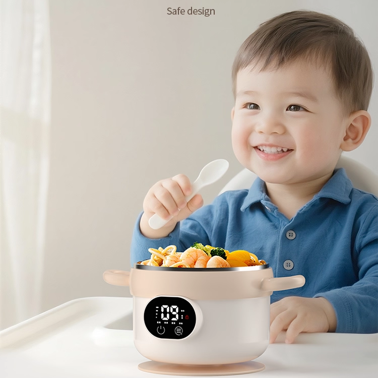 【加热超快】宝宝恒温碗充电婴儿辅食餐盘保温智能数显儿童饭盒