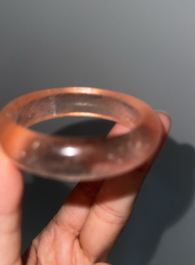 夏日限定橘子汽水味天然稀有摩根石手镯送女友老婆