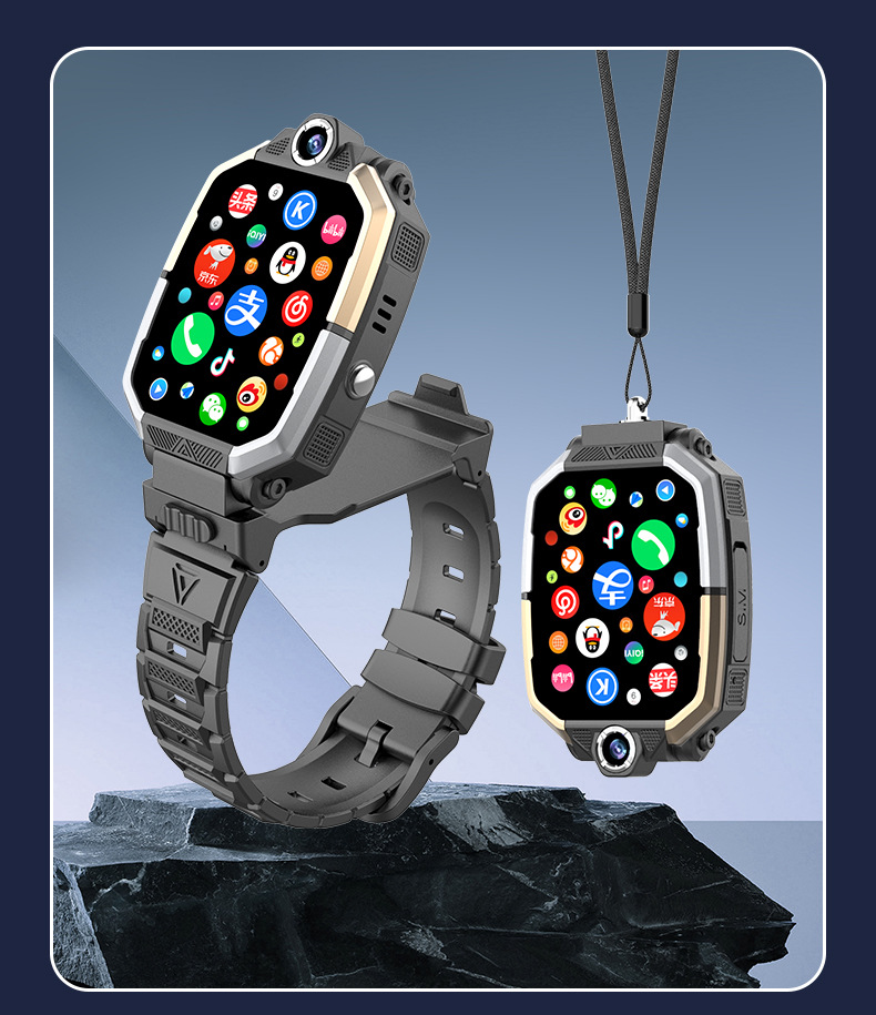 M88(子腾园)TypeC微信QQ人脸识别灵动岛短信全网通5G移动电话手表