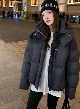 【新款首发】25冬季独家花边帽羽绒服D189 P355K538