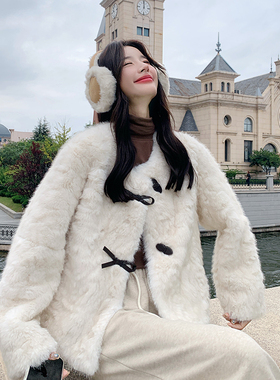 新品主推 大货 简约通勤皮毛一体保暖外套2C285-2607-P185-K278