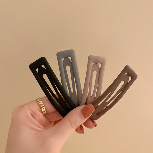 韩国磨砂基础侧边金属刘海bb夹