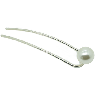 简约气质珍珠u型发簪女清冷新中式日常盘发簪子高级感丸子头发钗