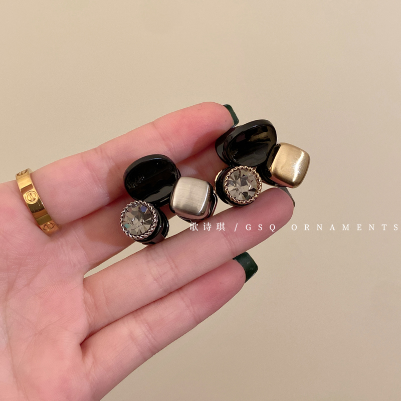 高级感迷你水钻小刘海抓夹