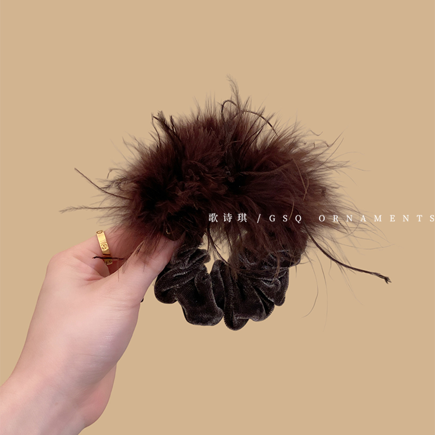 韩国氛围感优雅鸵鸟毛丝绒大肠发圈秋冬高级感扎头发绳头绳头饰,饰品/流行首饰/时尚饰品新,发饰,淘宝优惠券,粉丝福利购,淘宝优惠卷