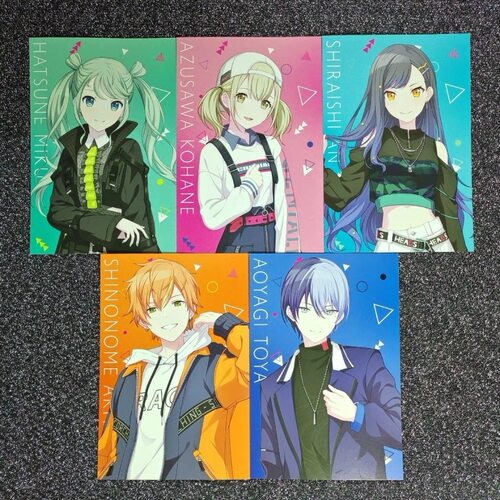 【日谷国现】pjsk世界计划多彩舞台初音未来角色资料卡特典明信片
