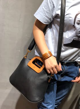 原创设计款森女系单肩真皮包包