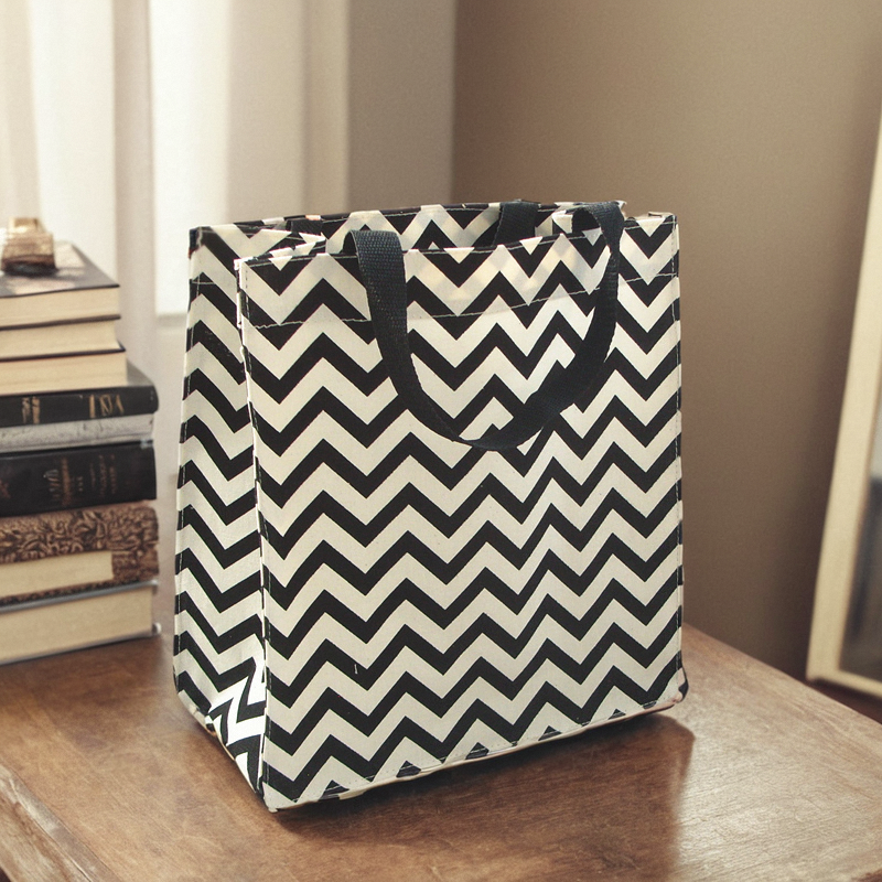 大号帆布防水带饭便当包A4学生装书饭盒袋出门手拎包补习包手提袋