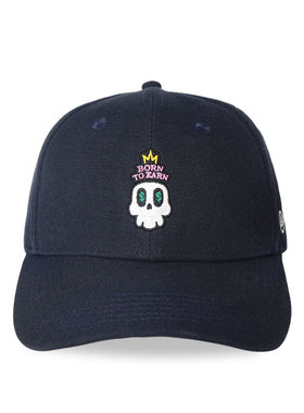 KEIOS x LTNC联名款手办形象设计棒球帽潮玩运动帽藏青硬顶弯檐帽