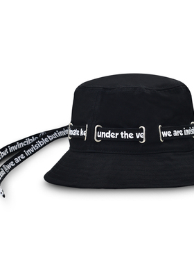 KEIOS系带渔夫帽长飘带露营帽遮阳帽防晒百搭潮流休闲情侣 可调节