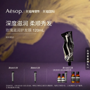【海外店】Aesop伊索 玫瑰滋润护发膜120mL 修护滋养