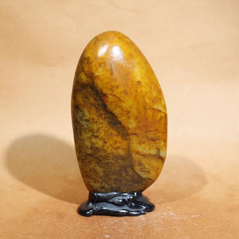193克新疆和田玉天然玉石真皮原籽黄沁籽料原石把件料小摆件料new