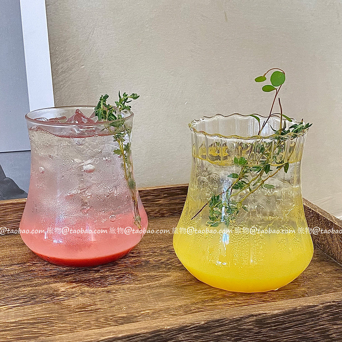 鼓形水果茶杯大容量鼓形奶茶杯
