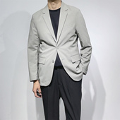 鸟系列抗皱轻商务男士 速干单西外套单排双扣通勤西服男 休闲小西装