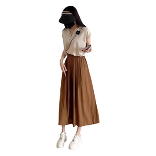 夏季女装2026新款微胖高级感时尚小个子显高显瘦遮肉两件套装裤子