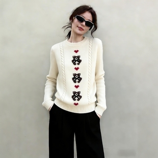 独特漂亮冬装一整套轻熟优雅风针织开衫毛衣女高端设计感轻奢套装