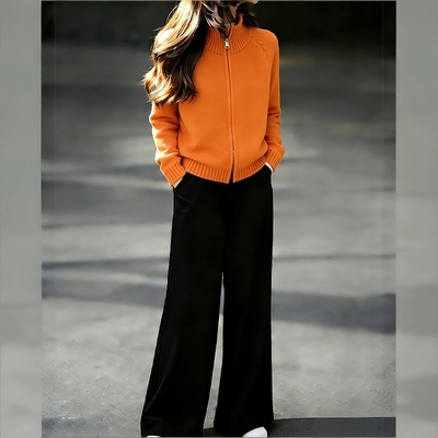 微胖mm御姐炸街盐系穿搭两件套装