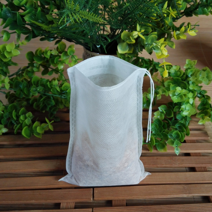 100個10x15cm無紡布鹵料包袋煲湯煎中藥隔渣過濾袋煲涼茶可裝粉末