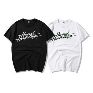 Headhunterz 猎头者 短袖t恤 Hardstyle dj音乐潮牌 男女电音衣服