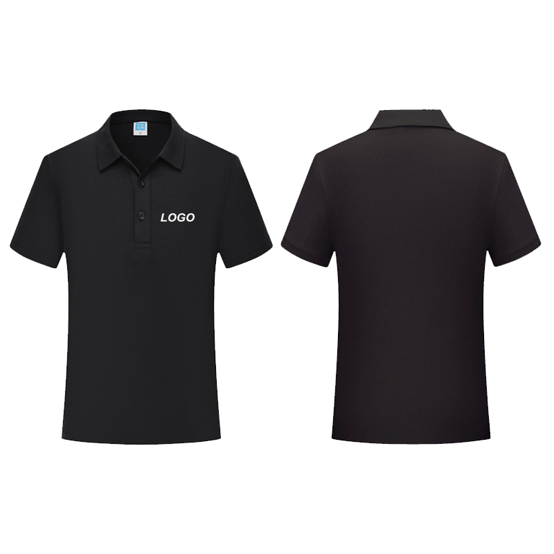 来图定制logo工作服班服青年企业商务工作服diy短袖立领polo衫大