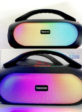 新款S200无线手提蓝牙音箱大功率40w低音炮大音量好音质户外音响