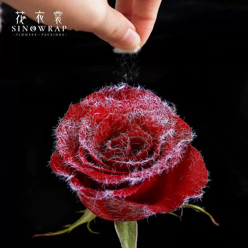 花衣裳 圣诞节玫瑰植绒粉毛绒粉雪粉鲜花束装饰diy材料花艺资材,鲜花速递/花卉仿真/绿植园艺,花艺材料,淘宝优惠券,粉丝福利购,淘宝优惠卷