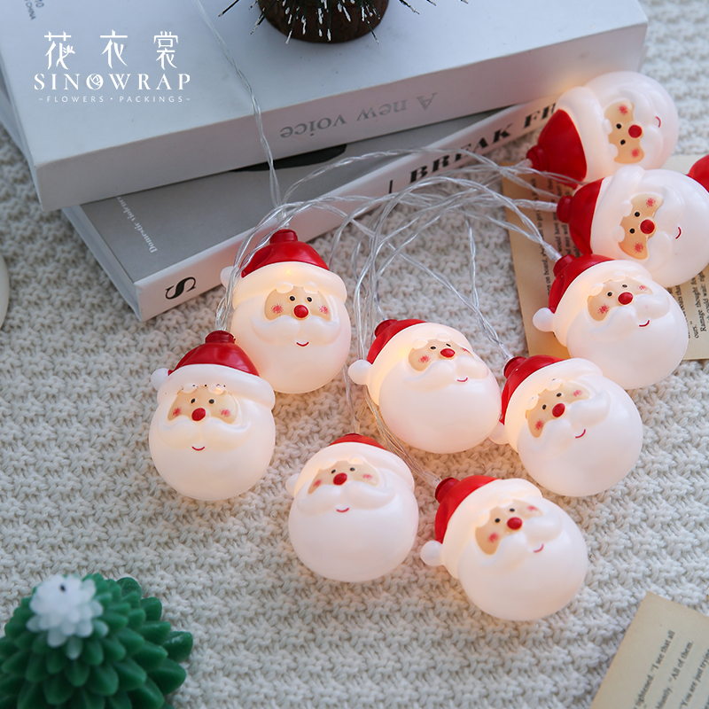 花衣裳小型圣诞树装饰灯串