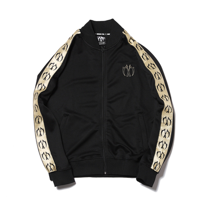 MIRACLE KILL新款串标金标双刀棒球领拉链运动足球夹克男女款