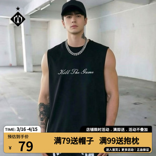 SPORT GAME爽滑透气索罗娜面料杀死比赛无袖 新款 THE T恤 KILL